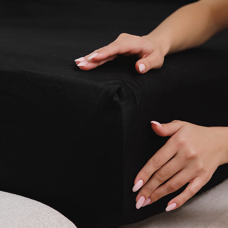 Black Premium Sateen Bedding Move-in Bundle