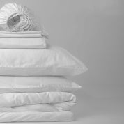 White Premium Sateen Bedding Move-in Bundle