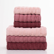 Super-Plush Turkish Micro Cotton Bath Bundle in Pink Shades