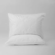 White Premium Stripe Sateen Pillowcases