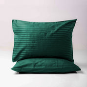 Emerald Premium Stripe Sateen Duvet Set