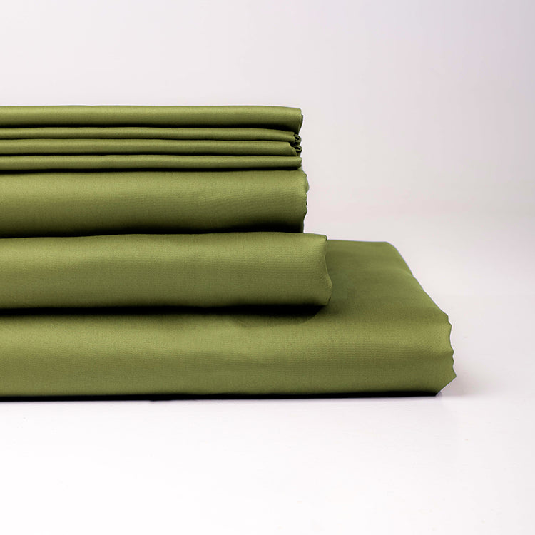 Olive Premium Sateen Bedding Set