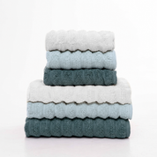 Super-Plush Turkish Micro Cotton Bath Bundle in Green Shades