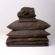 Choco Premium Sateen Bedding Move-in Bundle