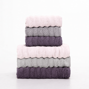 Super-Plush Turkish Micro Cotton Bath Bundle in Lilac Shades