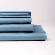 Blue Premium Sateen Bedding Set