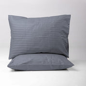 Gray Premium Stripe Sateen Pillowcases