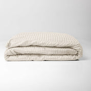 Milky Premium Stripe Sateen Duvet Cover