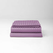 Lilac Premium Stripe Sateen Core Sheet Set
