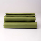 Olive Premium Sateen Core Sheet Set
