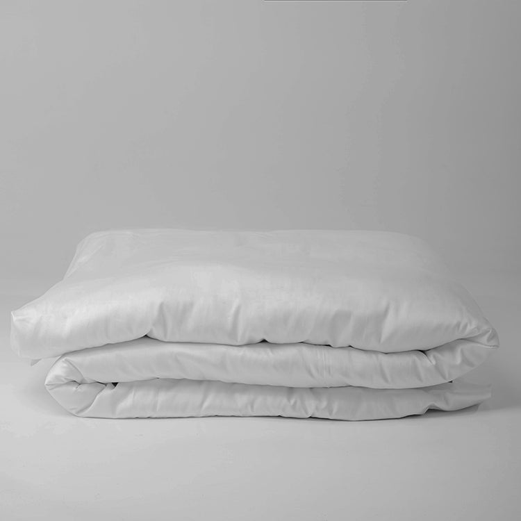 White Premium Sateen Duvet Set