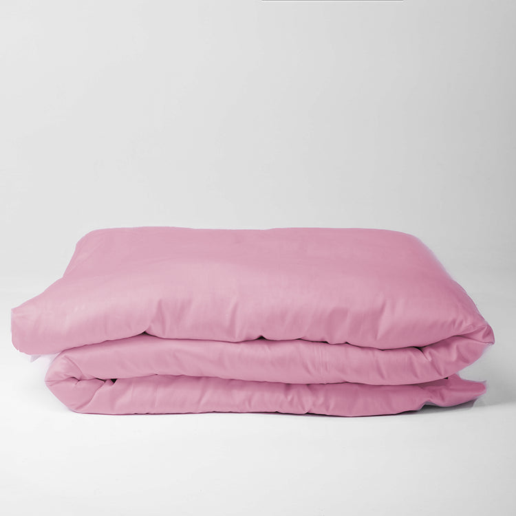 Pink Premium Sateen Duvet Set