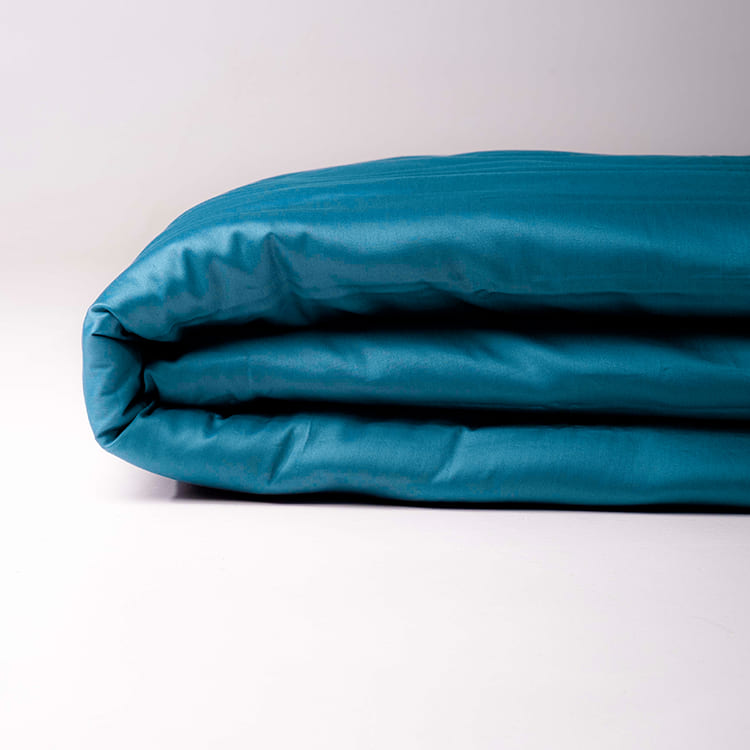 Sapphire Blue Premium Sateen  Duvet Cover Set