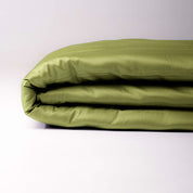 Olive Premium Sateen  Duvet Cover Set