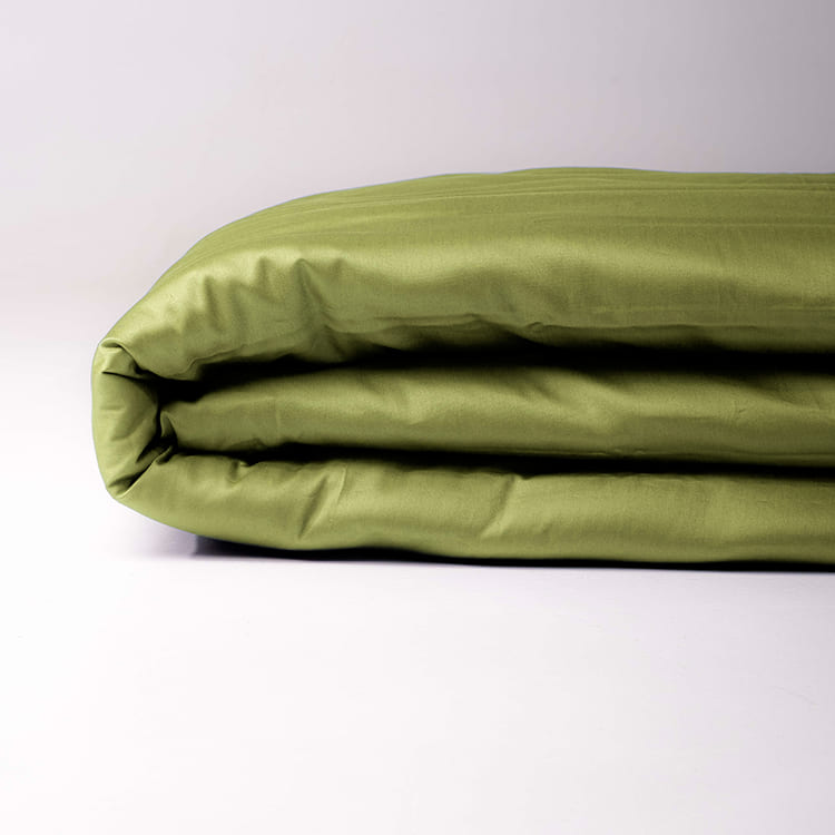 Olive Premium Sateen  Duvet Cover Set