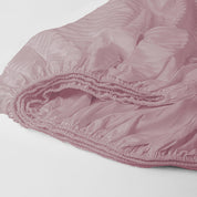 Powder Pink Premium Stripe Sateen Core Sheet Set