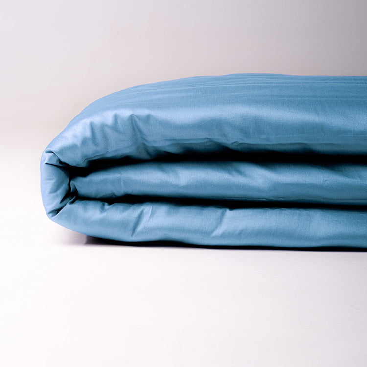 Blue Premium Sateen Duvet Set