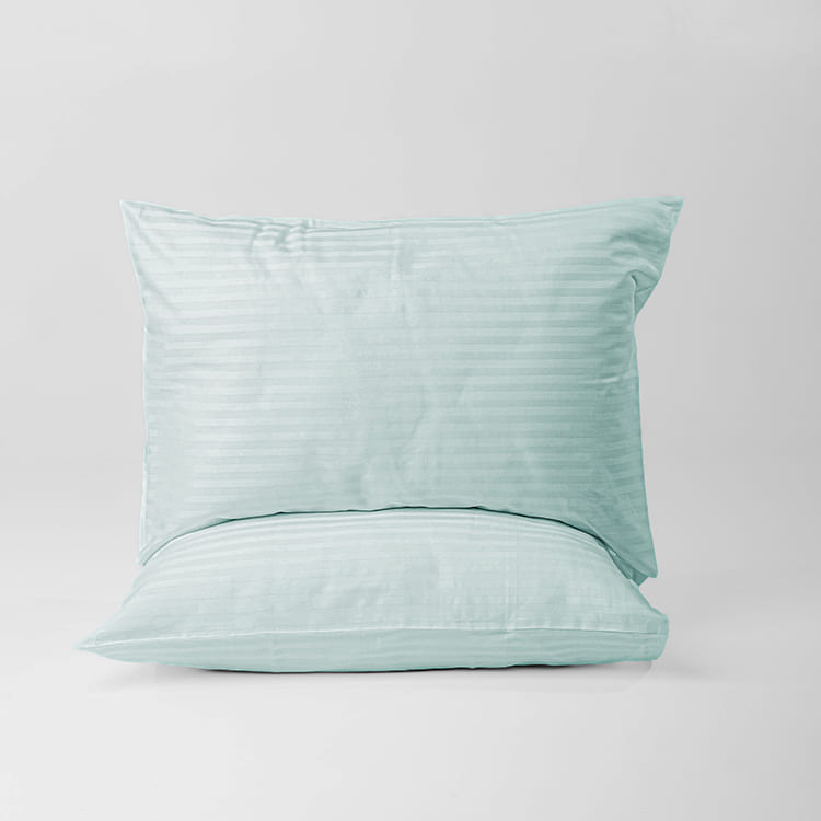 Mint Premium Stripe Sateen Bedding Move-in Bundle