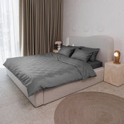 Dark Gray Premium Sateen Bedding Set