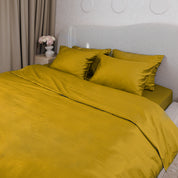 Mustard Premium Sateen Duvet Set