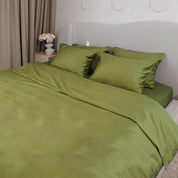 Olive Premium Sateen Core Sheet Set