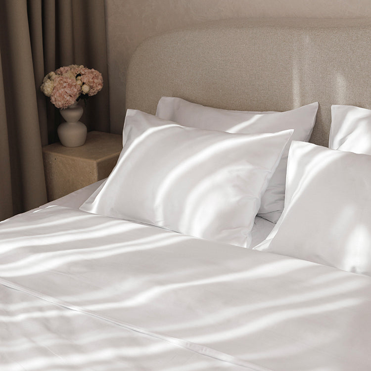 White Premium Sateen Bedding Set