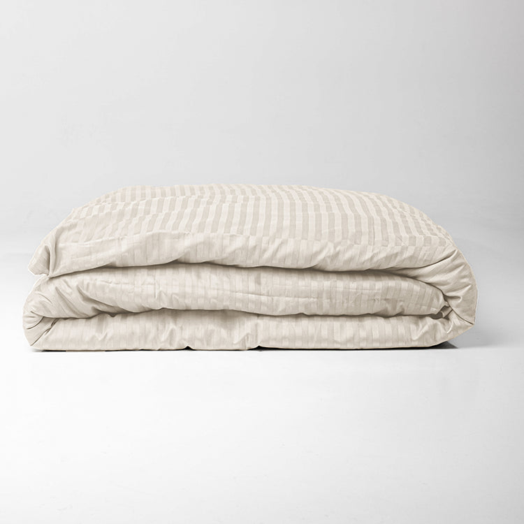 Milky Premium Stripe Sateen Bedding Move-in Bundle