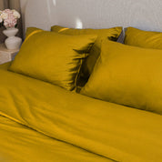 Mustard Premium Sateen Core Sheet Set