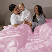 Pink Premium Sateen Bedding Set