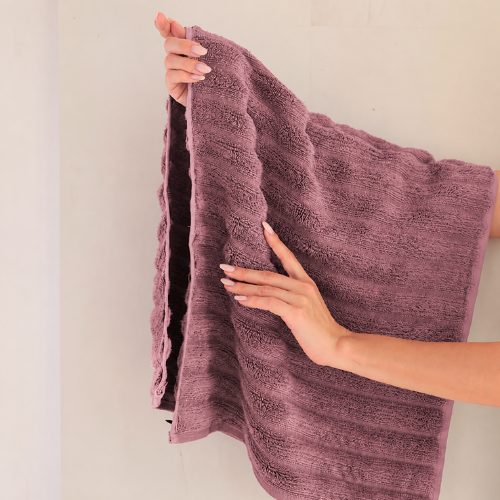 Super-Plush Turkish Micro Cotton Bath Towels in Pink Shades