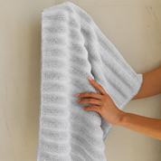 Super-Plush Turkish Micro Cotton Hand & Face Towels in Gray Shades
