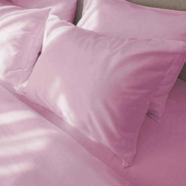 Pink Premium Sateen Bedding Set