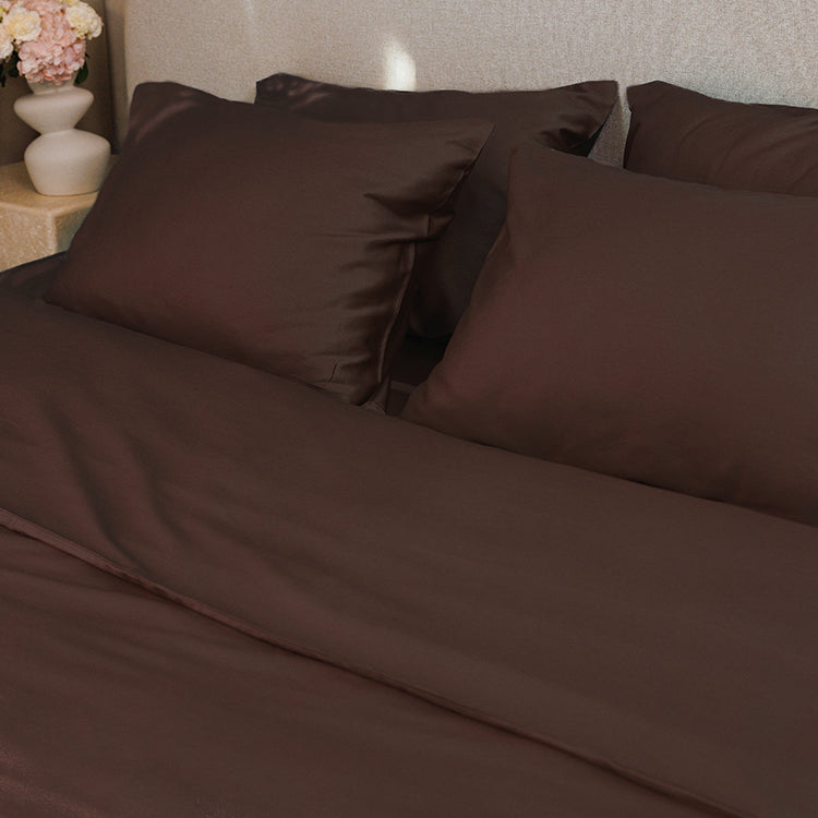 Choco Premium Sateen Bedding Set