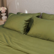 Olive Premium Sateen Bedding Set