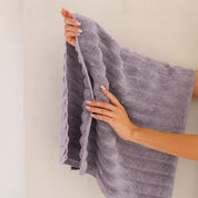 Super-Plush Turkish Micro Cotton Hand & Face Towels in Lilac Shades