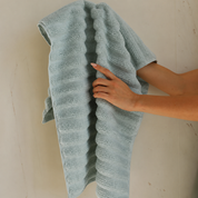 Super-Plush Turkish Micro Cotton Hand & Face Towels in Green Shades