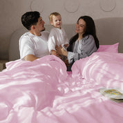 Pink Premium Sateen Bedding Move-in Bundle