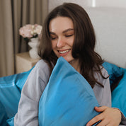 Sapphire Blue Premium Sateen Bedding Move-in Bundle