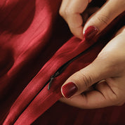 Bordeaux Premium Stripe Sateen Bedding Set