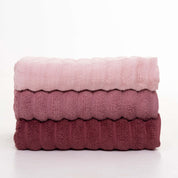 Super-Plush Turkish Micro Cotton Bath Towels in Pink Shades