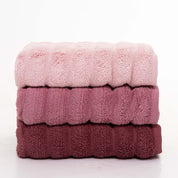 Super-Plush Turkish Micro Cotton Hand & Face Towels in Pink Shades