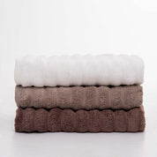 Super-Plush Turkish Micro Cotton Bath Towels in Coffee Shades