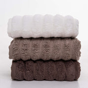 Super-Plush Turkish Micro Cotton Hand & Face Towels in Coffee Shades