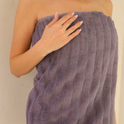 Super-Plush Turkish Micro Cotton Bath Towels in Lilac Shades