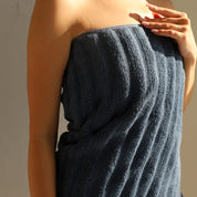 Super-Plush Turkish Micro Cotton Bath Bundle in Blue Shades