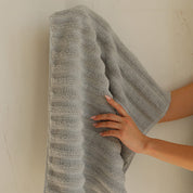Super-Plush Turkish Micro Cotton Hand & Face Towels in Gray Shades