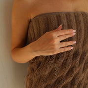 Super-Plush Turkish Micro Cotton Bath Towels in Coffee Shades