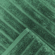 Super-Plush Turkish Micro Cotton Hand & Face Towels in Green Shades