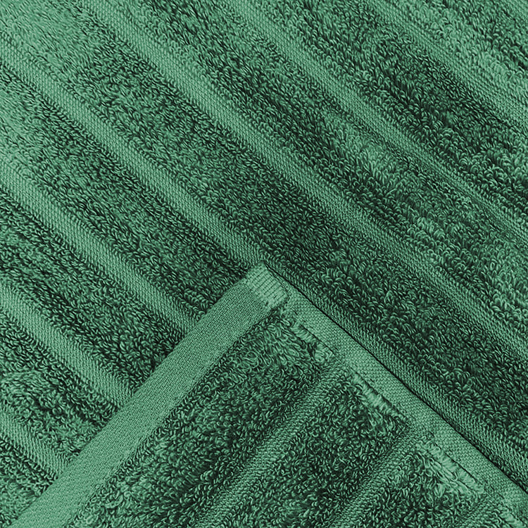 Super-Plush Turkish Micro Cotton Hand & Face Towels in Green Shades