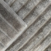 Super-Plush Turkish Micro Cotton Hand & Face Towels in Gray Shades